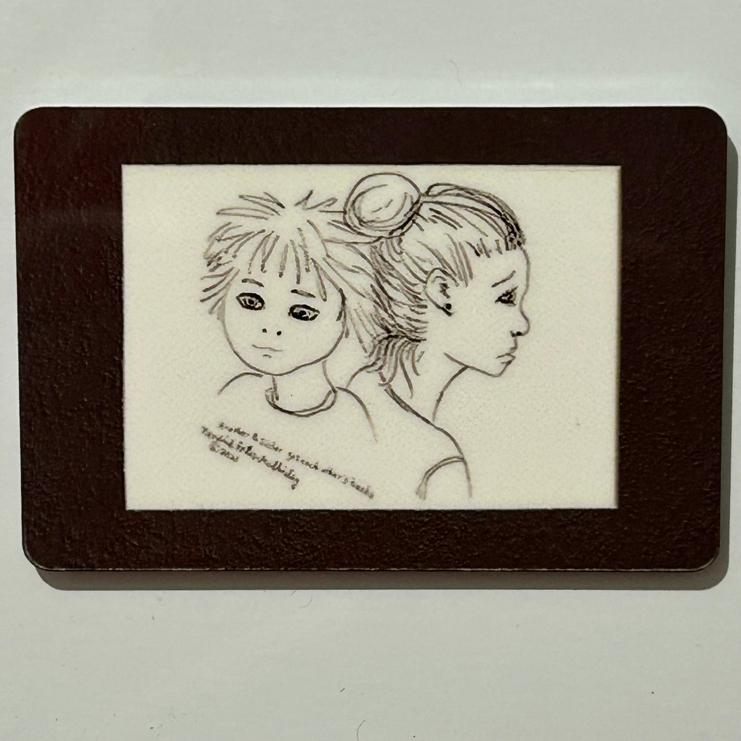 Brother and Sister Have Each Other's Back, 2"x3" MAGNET