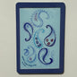 Paisleys on Blue, 2"x3" MAGNET