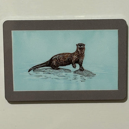 River Otter, 2"x3" MAGNET