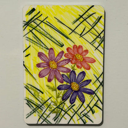 Sunlight and Flowers Among Foliage, 2"x3" MAGNET