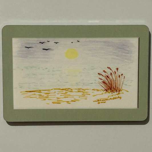 Simple Sunny Seaside, 2"x3" MAGNET