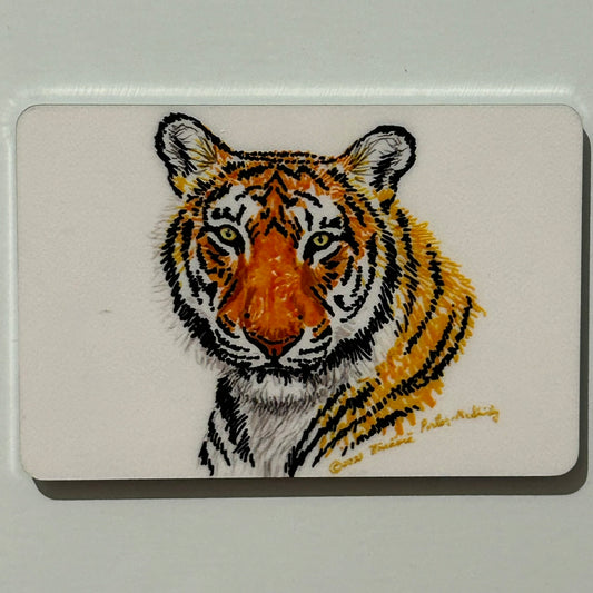 Tiger, 2"x3" MAGNET